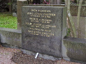 Viimeinen leposija - Urho Jonas Castr�n