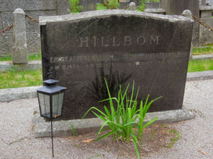 Viimeinen leposija - Ernst August Hillbom 