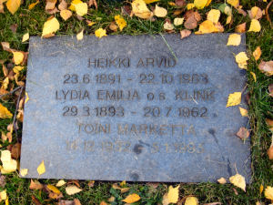 Viimeinen leposija - Heikki Arvid Jrnefelt 