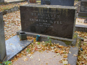 Viimeinen leposija - Katarina Elisabeth Ilves ( os. Sibelius) 