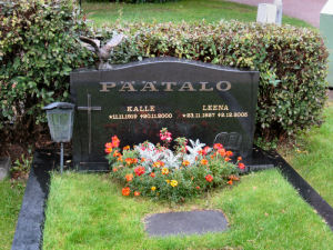 Viimeinen leposija - Kaarlo Alvar (Kalle) P��talo 