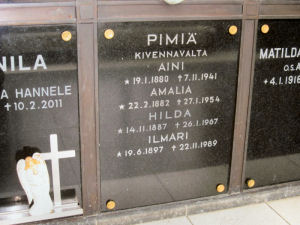 Viimeinen leposija - Ilmari Pimi� 