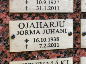 Viimeinen leposija - Jorma Ojaharju 