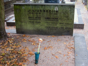 Viimeinen leposija - Aino Julia Maria Kallas (os. Krohn) 