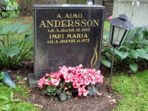 Viimeinen leposija - Aimo Vilho Andersson