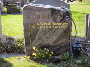 Viimeinen leposija - Nils Petri Bogislaus Hohenthal