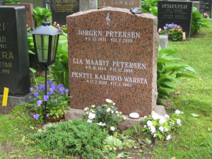 Viimeinen leposija - J�rgen Petersen