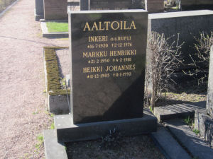 Viimeinen leposija - Heikki Johannes Aaltoila