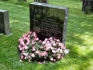 Viimeinen leposija - Oiva Emil Kalervo Tuominen