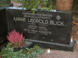 Viimeinen leposija - Aarne Leopold Blick