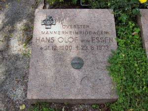 Viimeinen leposija - Hans Olof von Essen