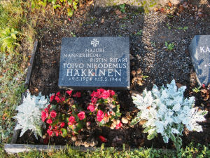 Viimeinen leposija - Toivo Nikodemus H�kkinen