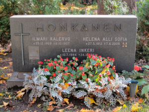 Viimeinen leposija - Ilmari Kalervo Honkanen