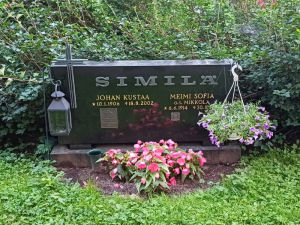 Viimeinen leposija - Johan Kustaa Simil�