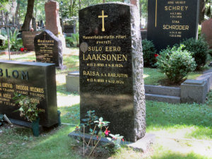 Viimeinen leposija - Sulo Eero Laaksonen