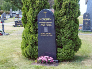 Viimeinen leposija - Arvid Oskar Nordin