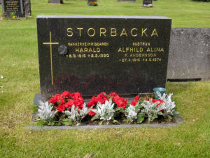 Viimeinen leposija - Harald Storbacka Viimeinen leposija - Harald Storbacka