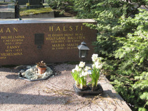 Viimeinen leposija - Wolfgang Hallstén Halsti