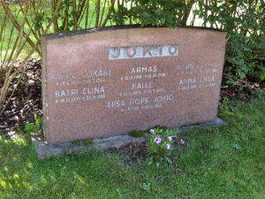 Viimeinen leposija - Armas Taisto Jokio 