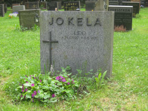 Viimeinen leposija - Leo Paavali Jokela 