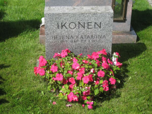 Viimeinen leposija - Aili Ansa Inkeri Ikonen 