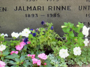 Viimeinen leposija - Jalmari Ivar Rinne 