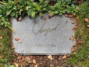 Viimeinen leposija - Ingrid Bergman 