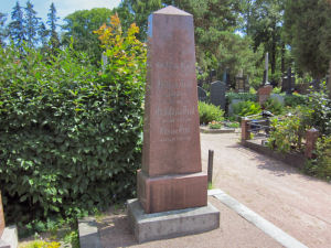 Viimeinen leposija - Axel Gustaf (G�sta) Samuel von Troil 